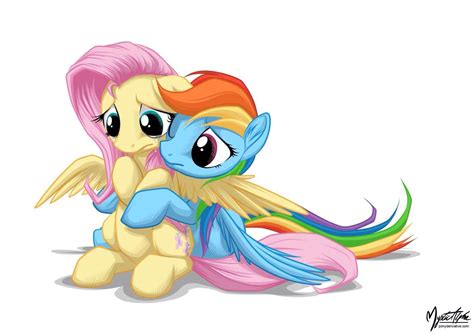 Rainbow Dash Loves Fluttershy My Little Pony Friendship Mlp My