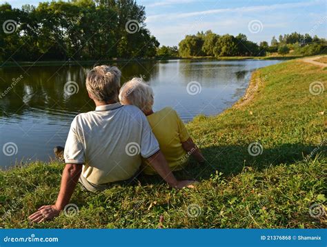 Retired Couple Relaxing Stock Photo Image Of Relax Love 21376868