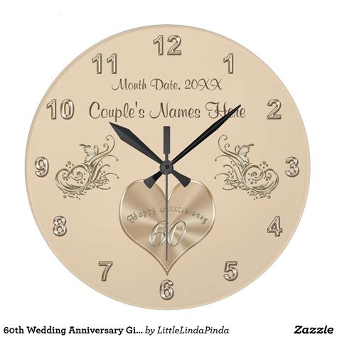 A wedding anniversary is the anniversary of the date a wedding took place. 60th Wedding Anniversary Gift Couple's NAMES, DATE Large ...