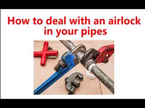 How To Deal With An Airlock In Your Pipes Home Rescue Youtube