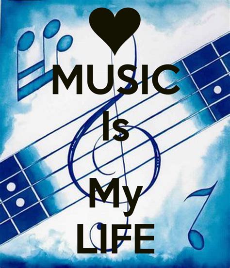 Music Is My Life Poster Gleydssiane Keep Calm O Matic
