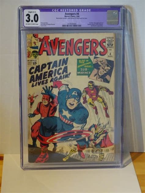 The Avengers 4 Marvel Comics Cgc Restored 30 Catawiki
