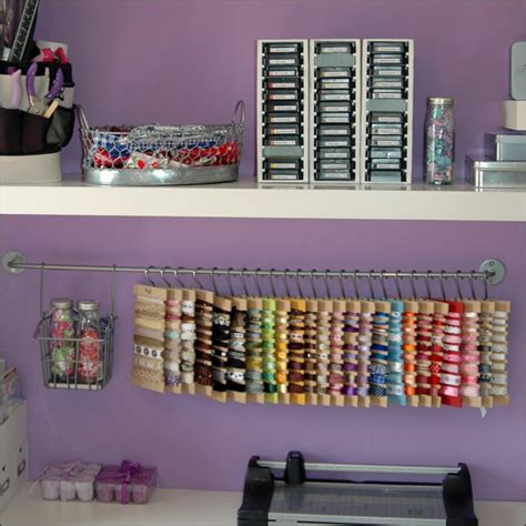 However, keeping supplies tidy can be a problem for some crafters. CRAFTY STORAGE: About Maria's Ribbon Storage System