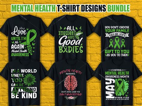 Mental Health T Shirt Designs For Merch By Amazon By Asha On Dribbble