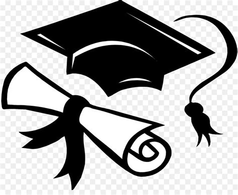 Graduation Cap And Gown Svg