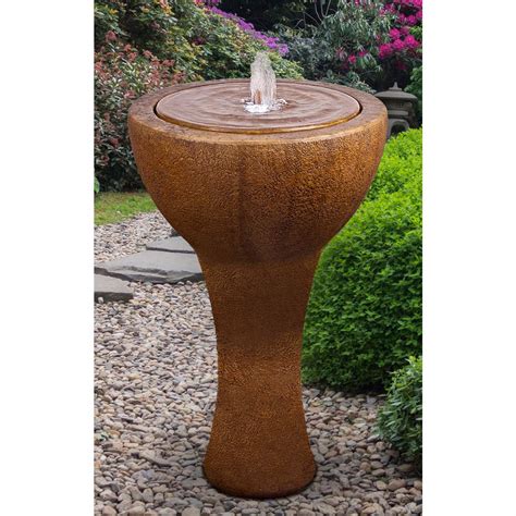 Tranquility 39 High Bubbler Garden Fountain With Light 65f67