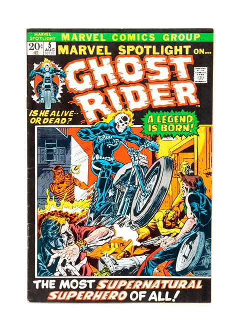 Lot Marvel Spotlight First Appearance Of Ghost Rider 5 Comic Book