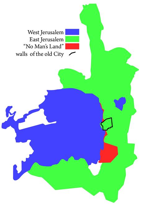 Jérusalem Est Ouest • Map •