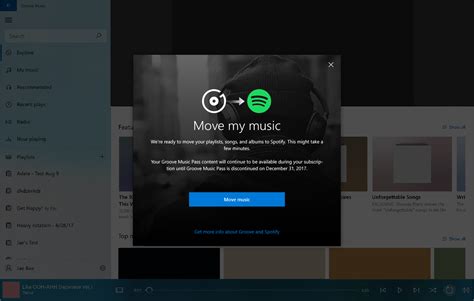 Microsoft Is Killing Groove Music Spotify Taking Over Vg247