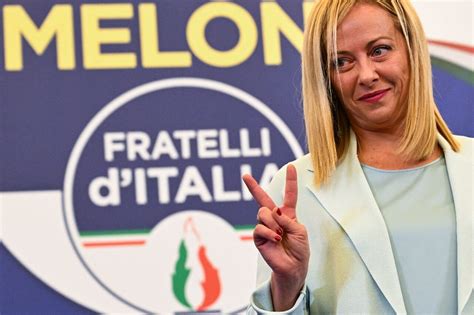Législatives En Italie Le Parti Dextrême Droite De Giorgia Meloni