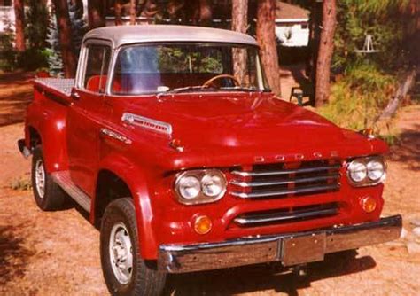1958 Dodge W100 Power Wagon Power Giant For Sale Photos Technical
