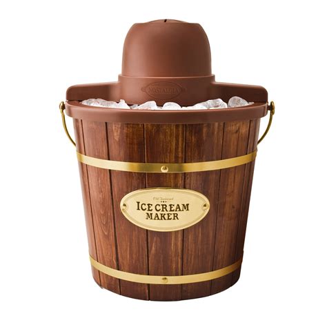Nostalgia Electrics Nostalgia Electric Bucket Ice Cream Maker With Easy Carry Handle Makes