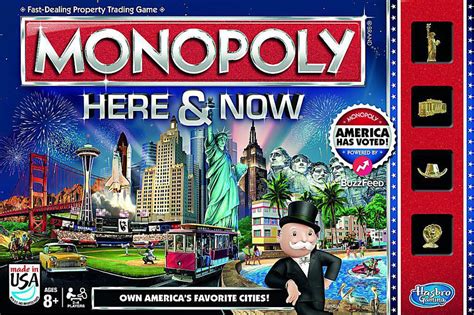 Monopoly Here And Now Us Board Game Changes