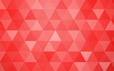 Download Red Geometry Pattern Abstract Triangle 8k Ultra Hd Wallpaper