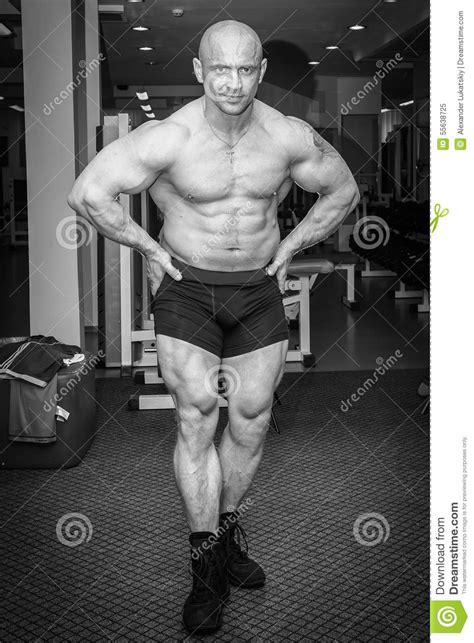 Bodybuilders At The Gym Stock Image Image Of Black Adult 55638725