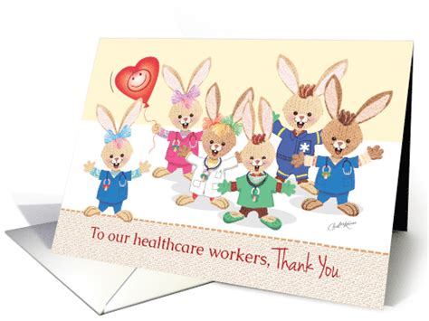 Let's take a moment to say thank you. Thank You, Healthcare workers, Covid-19, Cute Bunnies in ...