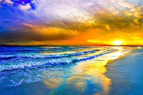 Landscape Eszra Beautiful Ocean Sunset Artwork For Sale