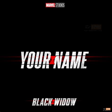 Black Widow Font Generator