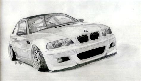 Bmw 3 Series E46 Drawing By Hary1908 On Deviantart