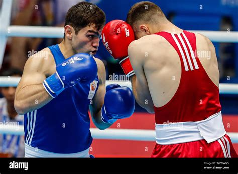 22 June 2019 Minsk Belarus European Games 2019 Boxing Men Light Heavy