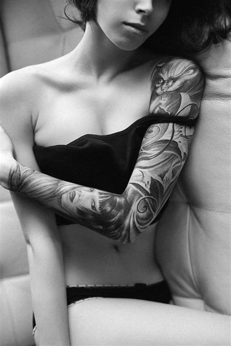 Amazing Beautiful And Stylish Girl Arm Tattoo Designs 2013 Ink Body Tattoo