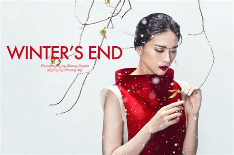 Whimsically Wintry Editorials Ngo Thanh Van