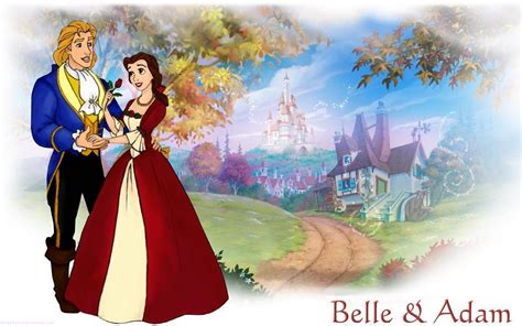 Beauty And The Beast Wallpaper Belle And Adam