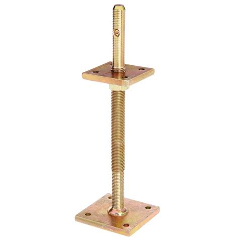 Pfostenträger aus stahl, verstellbar in der höhe, geeignet für die befestigung holzpfosten. I-Pfostenträger verstellbar 100-230 verzinkt zum ...