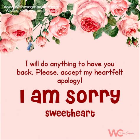Heart Touching I Am Sorry Messages For Boyfriend Wishes Companion