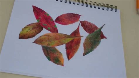 Complex duck and camomile coloring page. Draw Leaves With Colored Pencils - YouTube