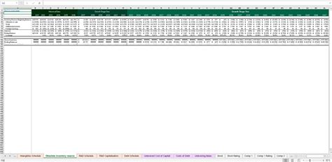 Fixed Asset Schedule Excel Model Template Eloquens