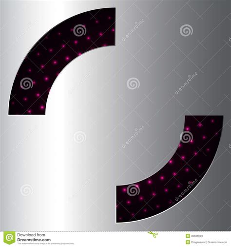 Purple And Silver Elegant Abstract Background Stock