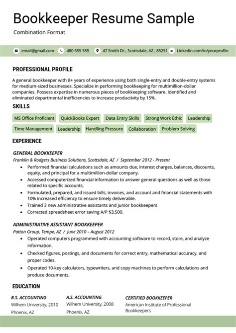 50 Combination Resume Examples 2020 For Your Application