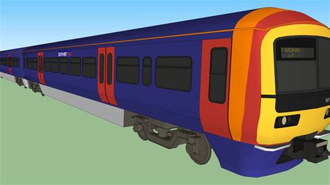 Class 165 Networker Turbo South West Trains 3 Car 3d Warehouse