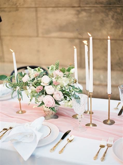Here are some useful ideas for you to set a table in a romantic vibe. 20 Trendy Blush & Greenery Wedding Color Ideas for Summer ...