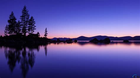 Free Download Download Wallpaper Romantic Evening Lake Tahoe California