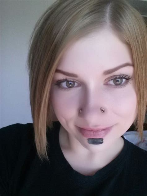 Stretched Labret On Tumblr