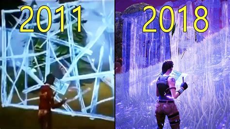 Evolution Of Fortnite Then And Now 2011 2018 Youtube