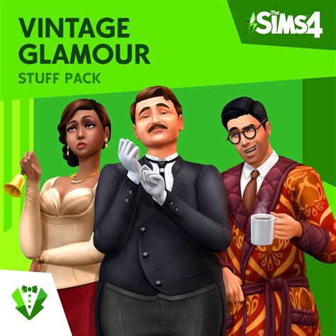 Los Sims Mayordomo Pack De Contenido Vintage Glamour