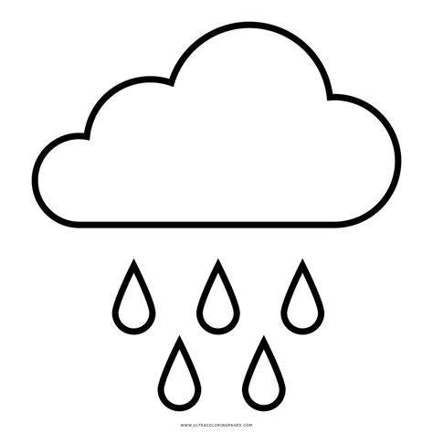 Rainy Coloring Pages