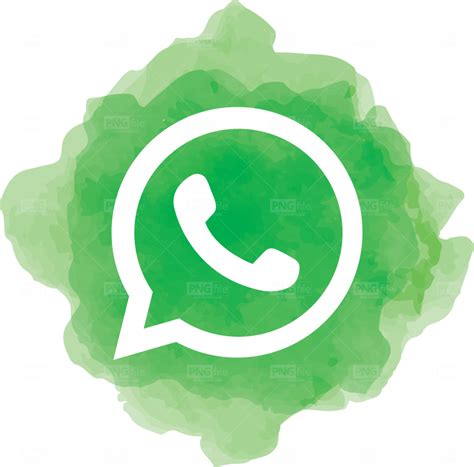 Whatsapp Watercolor Social Media Icon Logo Photo 1034