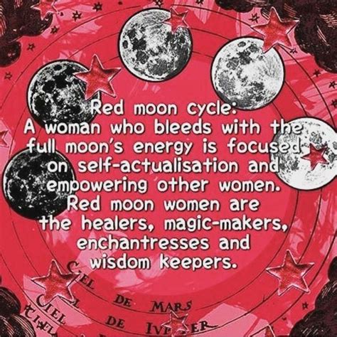 Sacred Feminine Feminine Power Feminine Energy Red Moon Cycle Womb