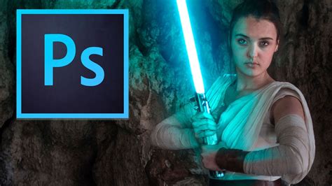 photoshop speed edit how to create a realistic star wars lightsaber photoshop tutorial