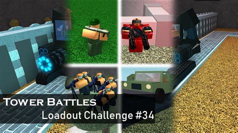 Where It All Began Loadout Challenge 34 Tower Battles Roblox