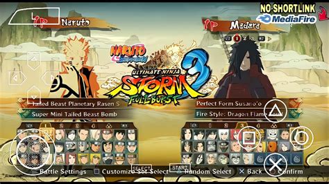 Naruto Ultimate Ninja Storm 3 Ppsspp Download Mediafire