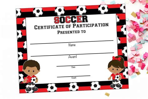 Soccer Award Certificate 13 Examples Format Pdf