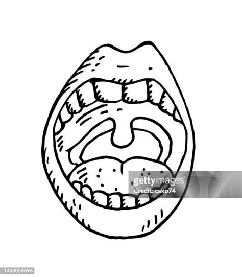 Scream Mouth Drawing Photos And Premium High Res Pictures Getty Images