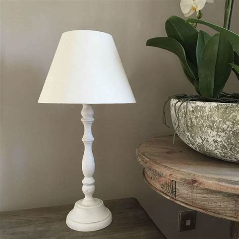 For a den decorated in a traditional style, light the way with the right lamp design. Coastal White Table Lamp And Shade By Cowshed Interiors ...