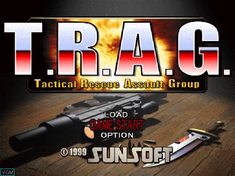 t r a g tactical rescue assault group mission of mercy for sony playstation the video