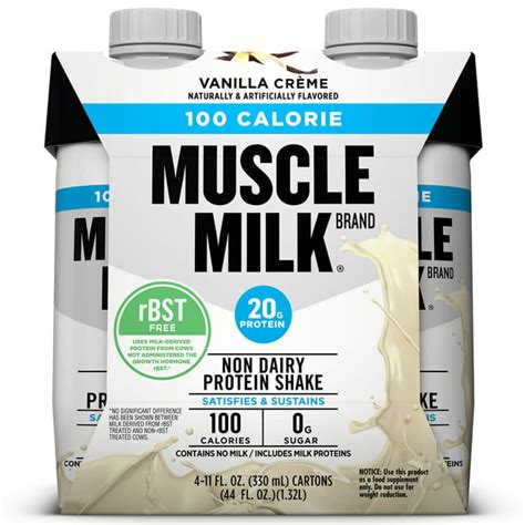 Muscle Milk 100 Calorie Non Dairy Protein Shake Vanilla Creme 20g